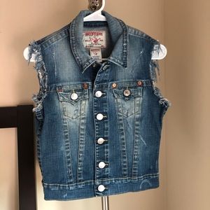 True Religion Denim Vest